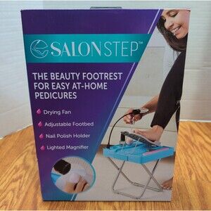 Salon Step The Beauty Footrest for Easy At-Home Pedicures, No Bending or Stretch